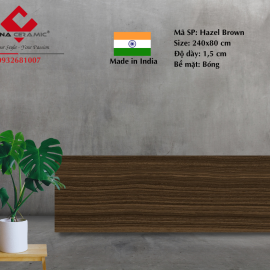 Đá Hazle Brown 240x80x1,5 cm