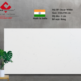 Đá Oscar White 350x198x2 cm