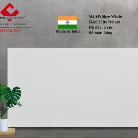 Đá Sky White 350x198x2 cm