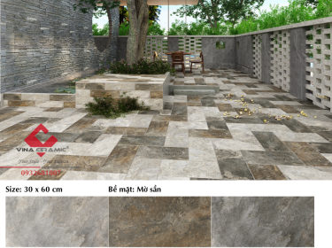 Gạch lát nền nhà tắm, sân thượng, sân vườn giá rẻ tại HCM